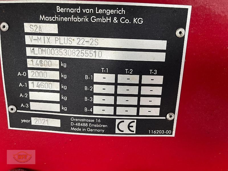 Futtermischwagen tip BVL V- Mix 22-2 S, Gebrauchtmaschine in Waldkappel (Poză 15)