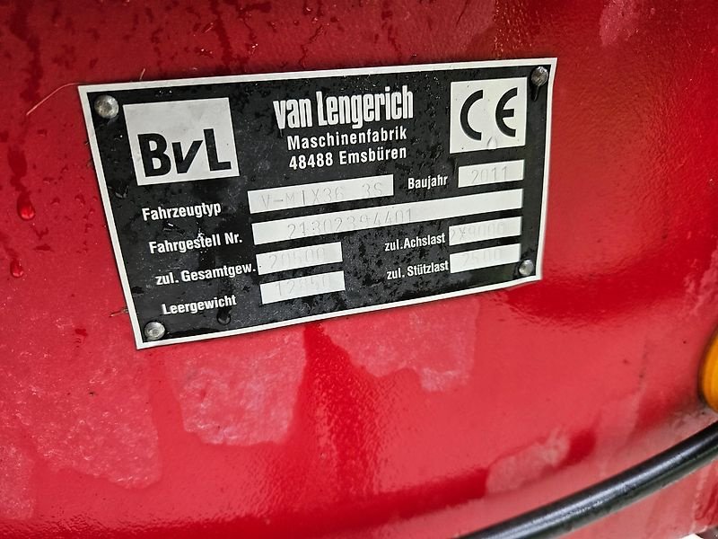 Futtermischwagen of the type BVL V Mix 36 3S, Gebrauchtmaschine in Honigsee (Picture 15)