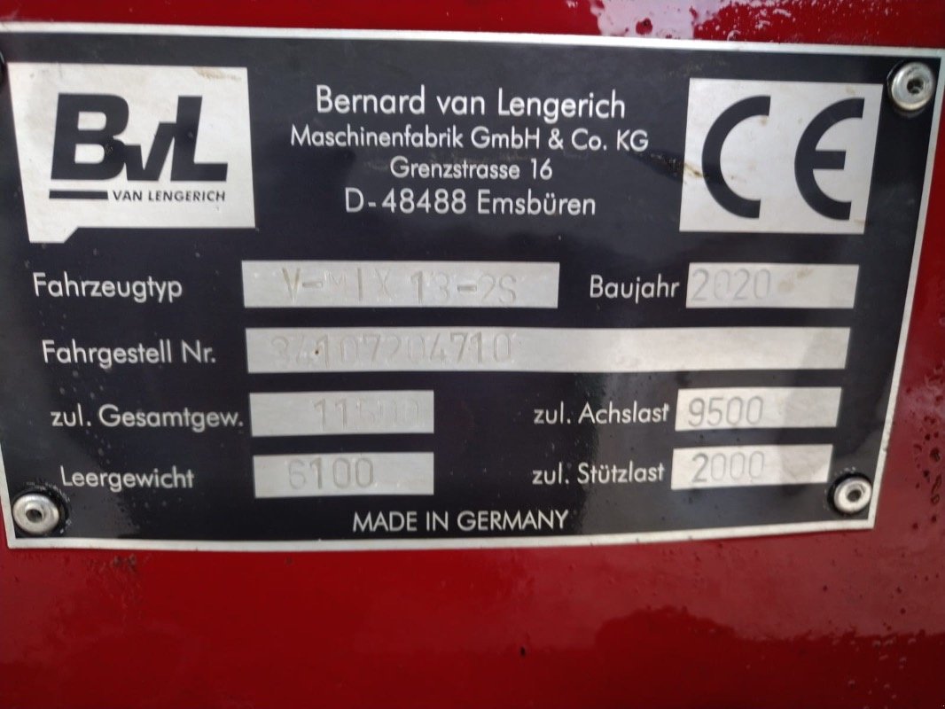 Futtermischwagen del tipo BVL V-Mix Plus 13-2 S, Gebrauchtmaschine In Liebenwalde (Immagine 2)