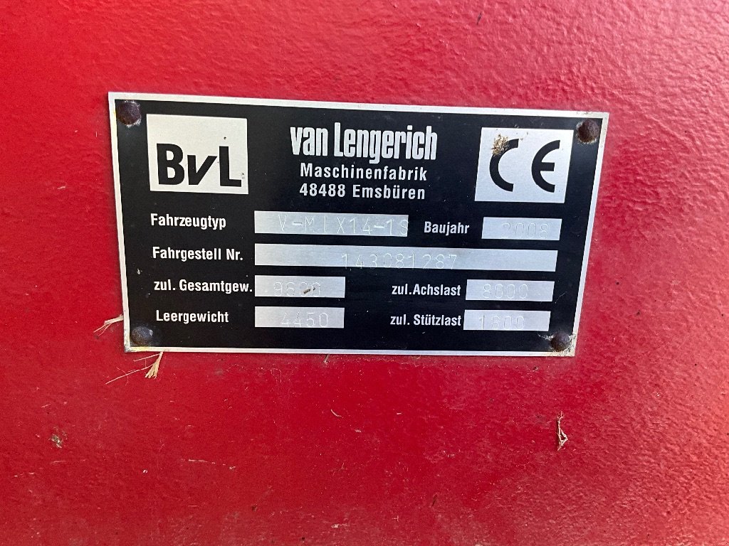 Futtermischwagen του τύπου BVL Vmix14.1S, Gebrauchtmaschine σε SAINT NIZIER DE FORNAS (Φωτογραφία 2)