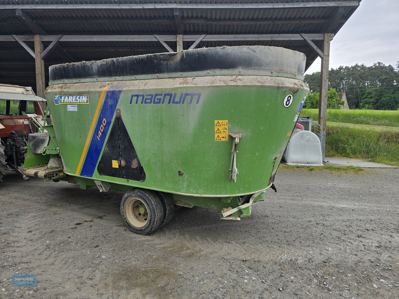 Futtermischwagen of the type Faresin Magnum Double 1400, Gebrauchtmaschine in Neuhof-Zenn (Picture 2)