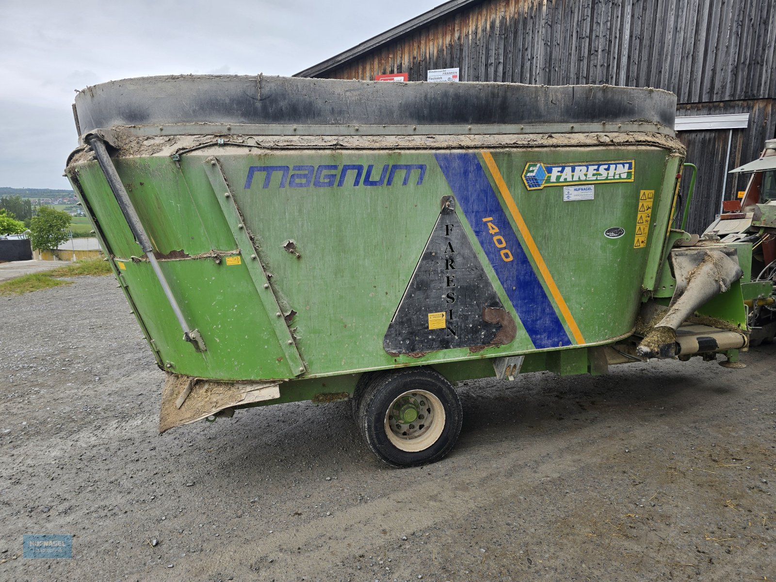 Futtermischwagen of the type Faresin Magnum Double 1400, Gebrauchtmaschine in Neuhof-Zenn (Picture 3)