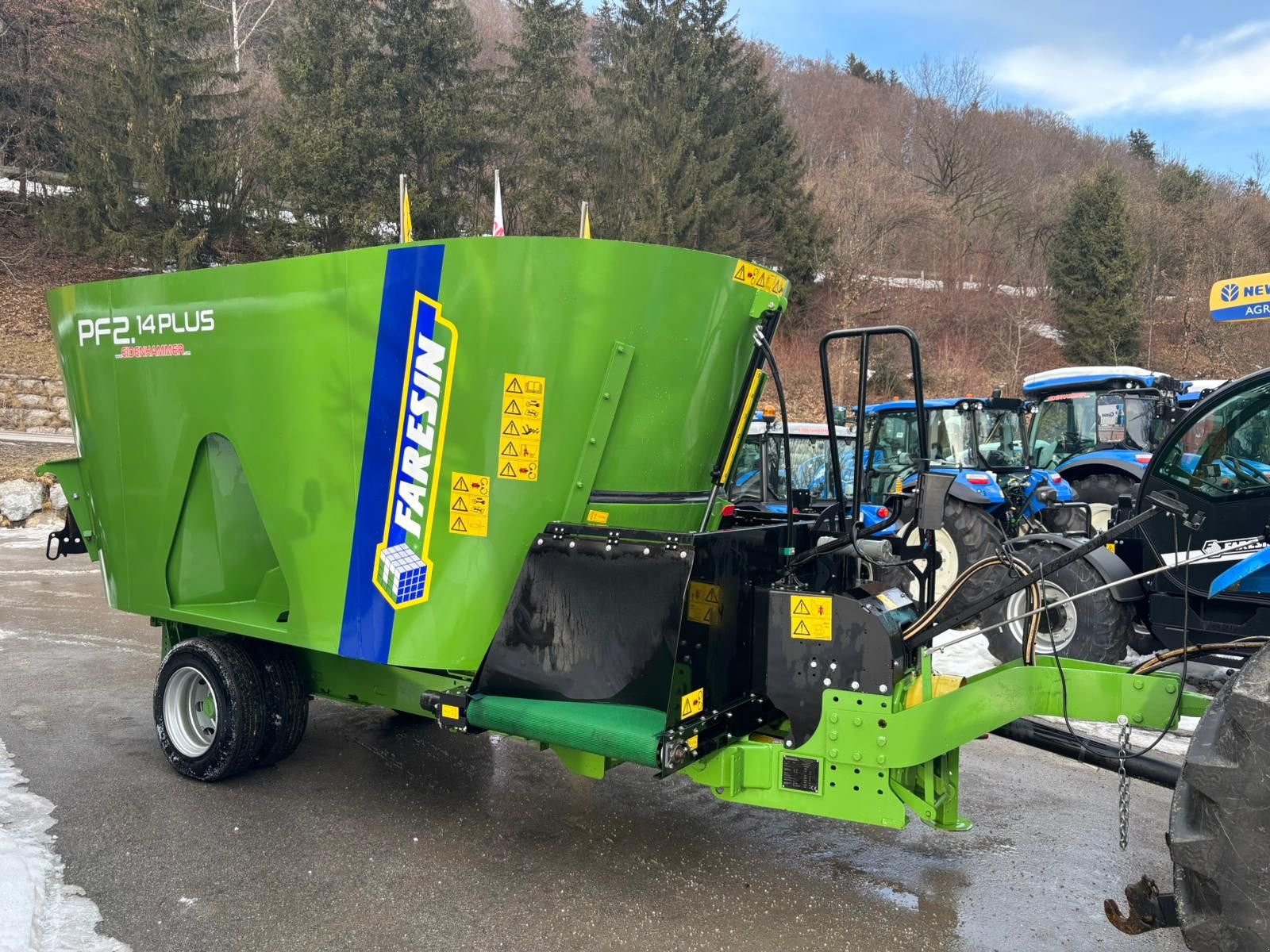 Futtermischwagen Türe ait Faresin PF2.14PLUS, Vorführmaschine içinde Burgkirchen (resim 6)