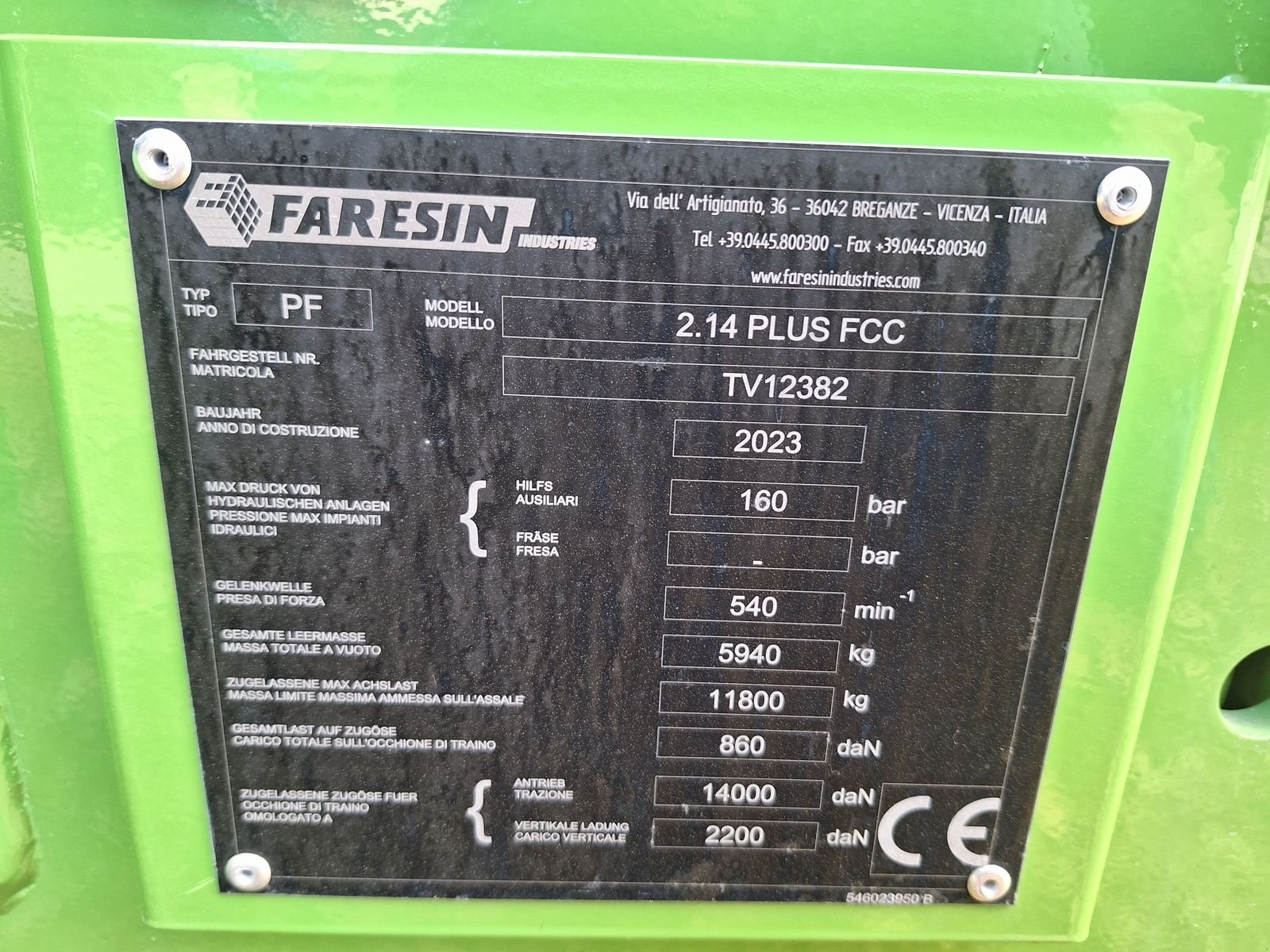 Futtermischwagen типа Faresin PF2.14PLUS, Vorführmaschine в Burgkirchen (Фотография 8)