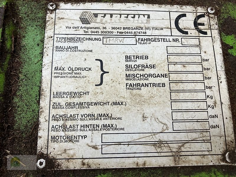Futtermischwagen des Typs Faresin TMRVL Leader, Gebrauchtmaschine in Salsitz (Bild 16)