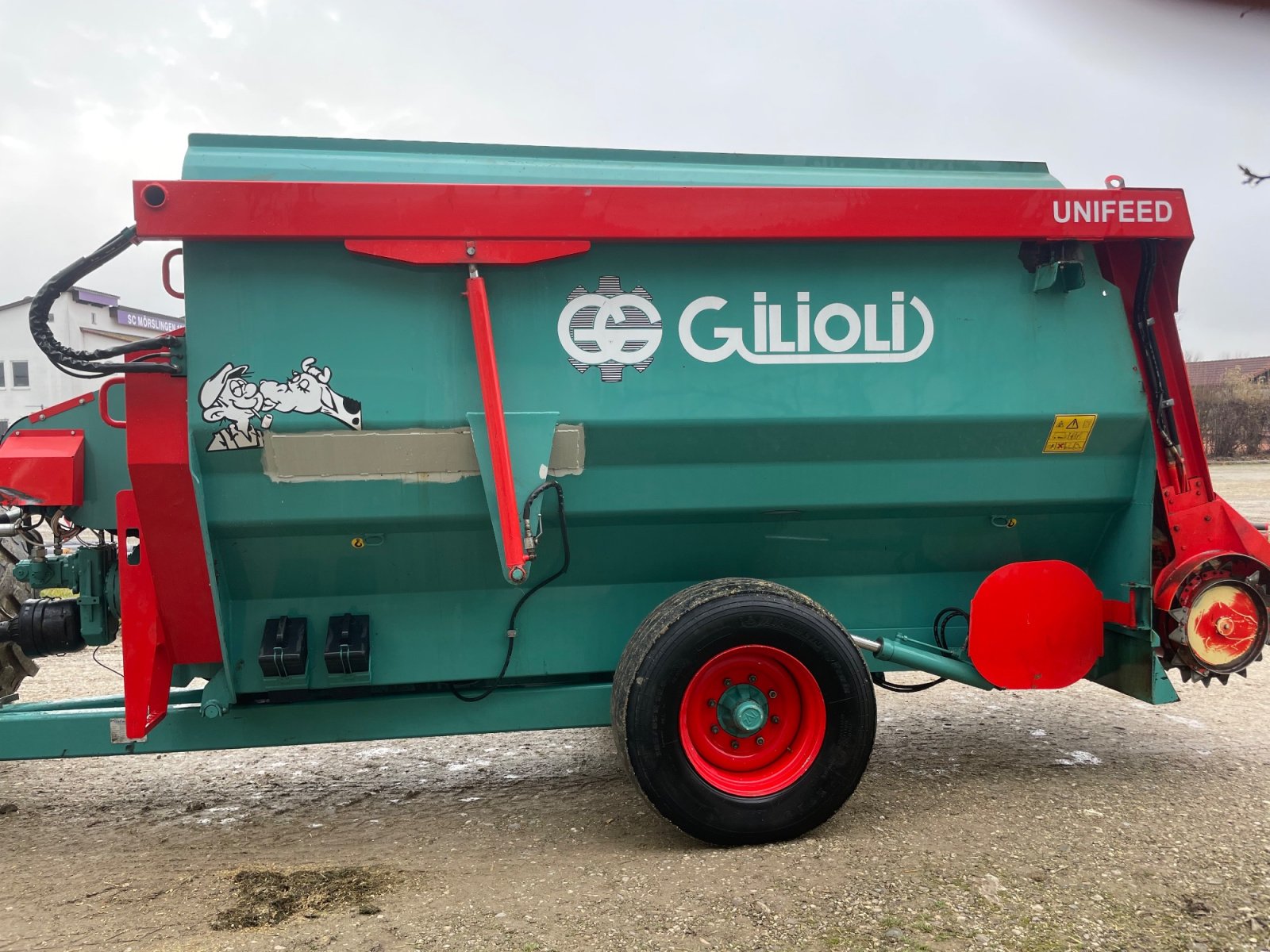 Futtermischwagen Türe ait Gilioli Desse Mix 120, Gebrauchtmaschine içinde Mörslingen (resim 2)