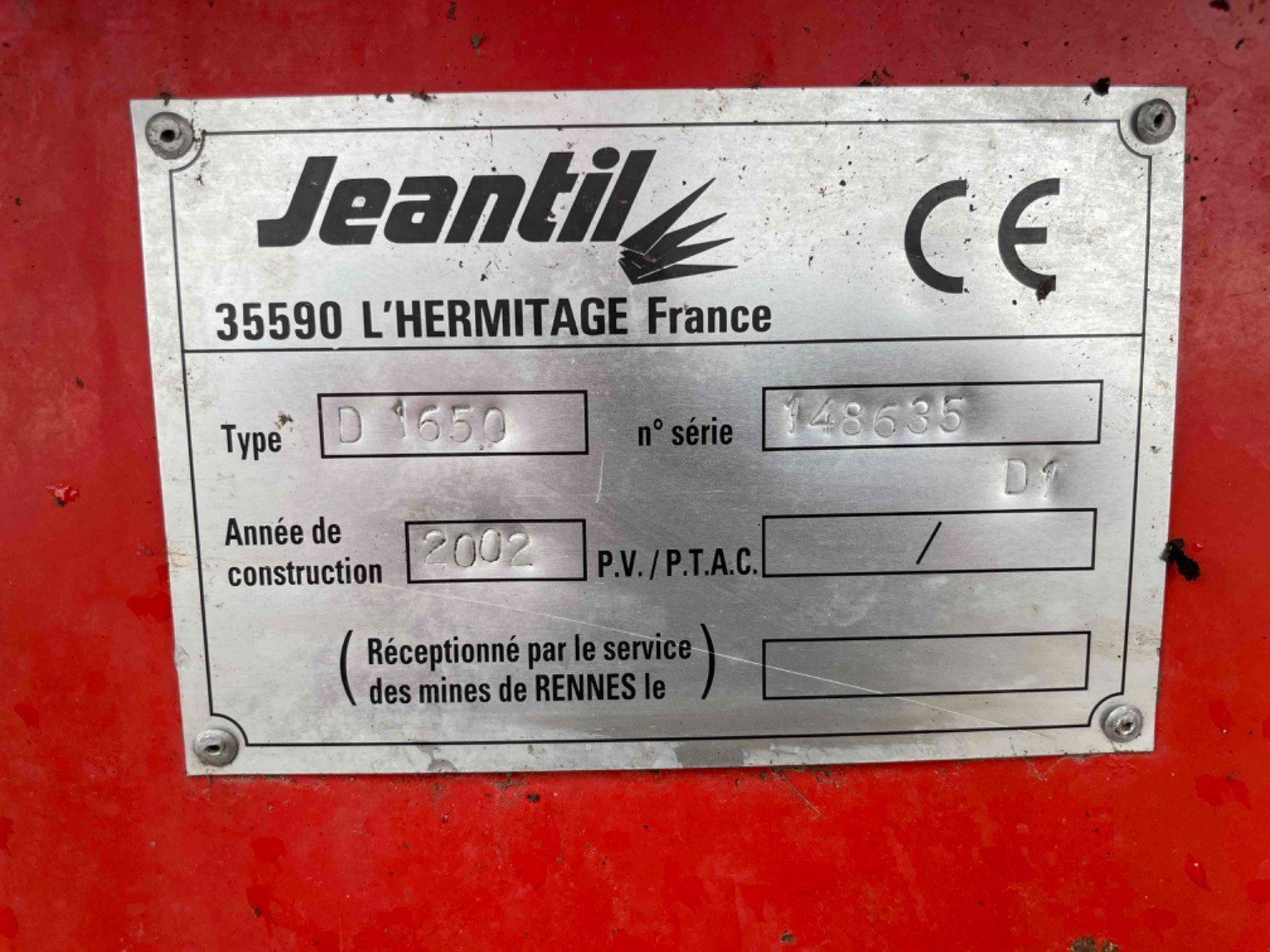 Futtermischwagen des Typs Jeantil Désileuse D1650 . Jeantil, Gebrauchtmaschine in SAINT CLAIR SUR ELLE (Bild 6)