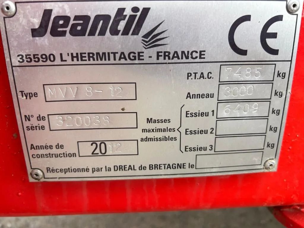 Futtermischwagen typu Jeantil MVV 10, Gebrauchtmaschine v MALESTROIT (Obrázek 3)