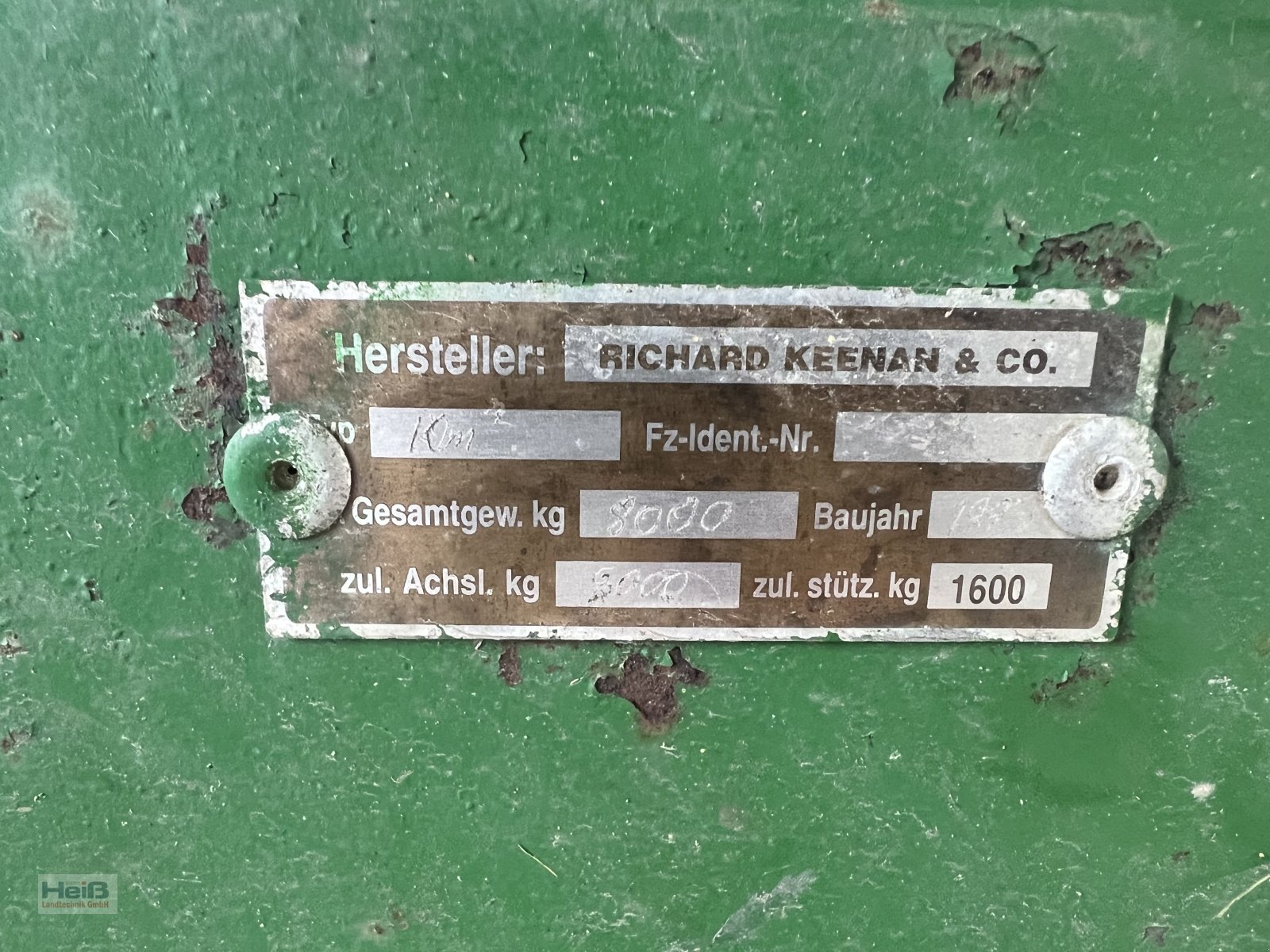 Futtermischwagen del tipo Keenan Easy Feeder 100, Gebrauchtmaschine In Merkendorf (Immagine 8)