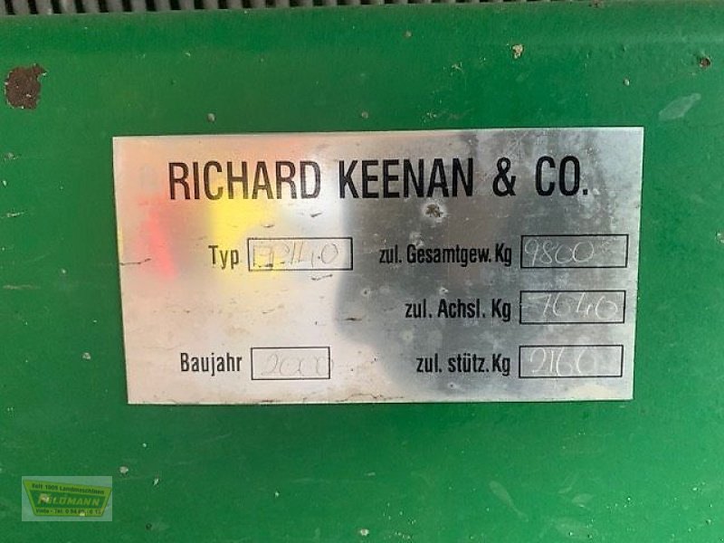 Futtermischwagen typu Keenan Futtermischwagen Klassic II FP 140 Paddelmischer, Gebrauchtmaschine v Neuenkirchen-Vinte (Obrázek 10)