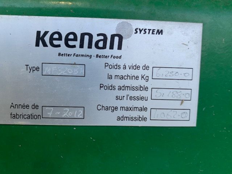 Futtermischwagen des Typs Keenan Méca fibre 320, Gebrauchtmaschine in Condeissiat (Bild 4)