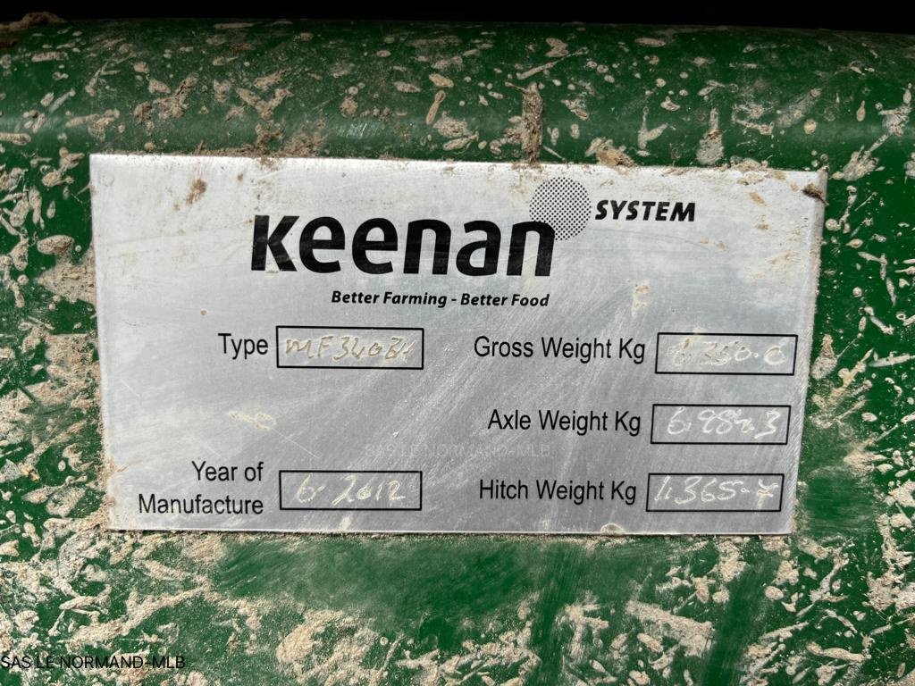 Futtermischwagen vrste Keenan MECAFIBRE340, Gebrauchtmaschine v MALESTROIT (Slika 2)