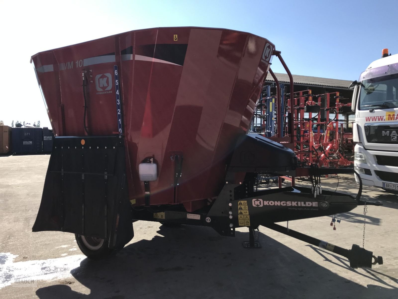 Futtermischwagen del tipo Kongskilde VM 10.1B, Vorführmaschine In Burgkirchen (Immagine 7)