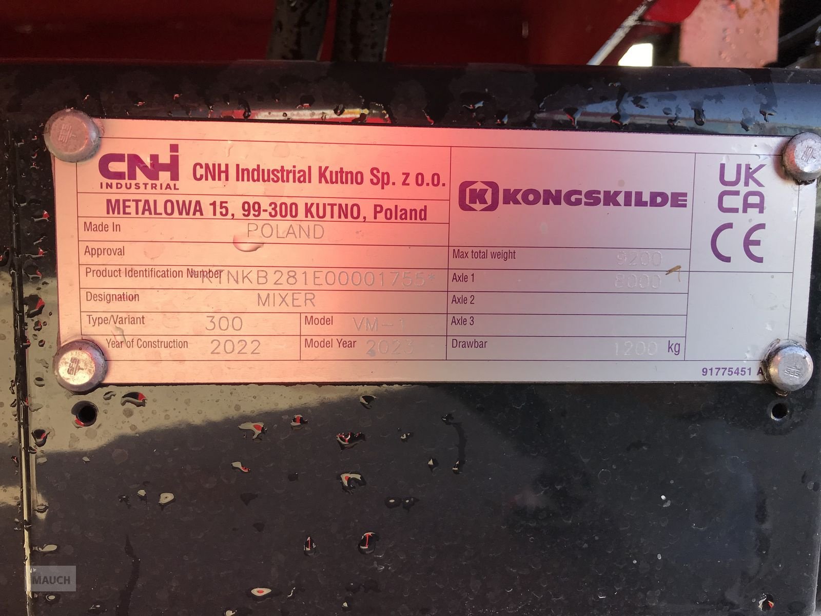 Futtermischwagen del tipo Kongskilde VM 10.1B, Vorführmaschine In Burgkirchen (Immagine 14)