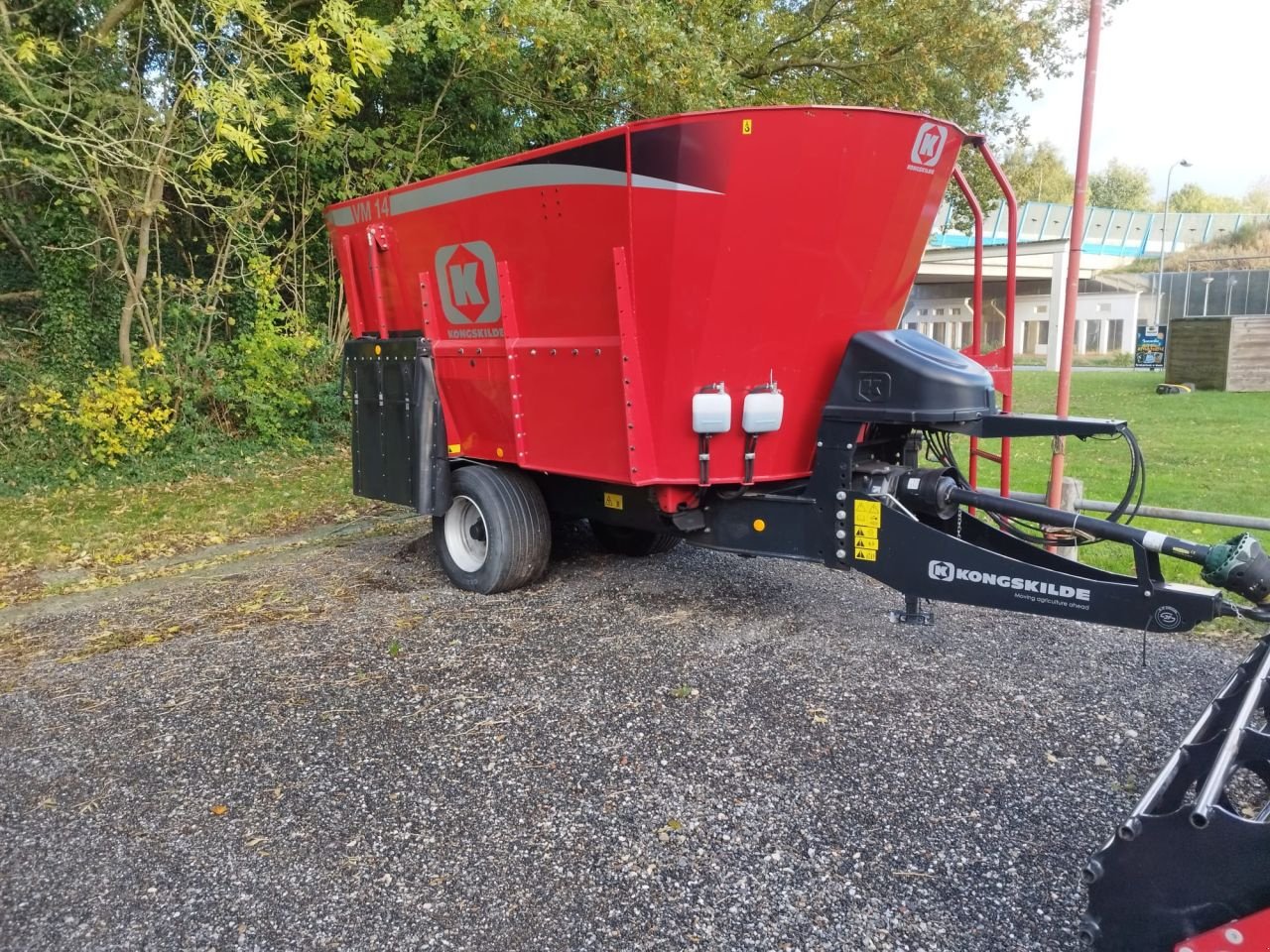 Futtermischwagen of the type Konskilde VM 14 S - VM 18 S, Neumaschine in Nieuwe Pekela (Picture 1)