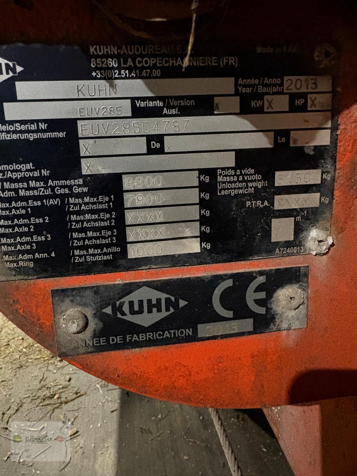 Futtermischwagen tipa Kuhn 1480 Profile, Gebrauchtmaschine u Tann (Slika 5)