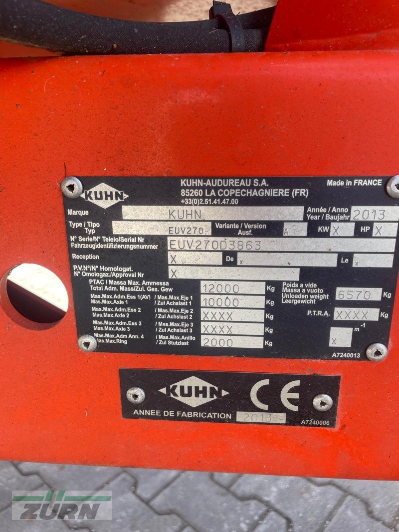 Futtermischwagen del tipo Kuhn Euromix 1, Gebrauchtmaschine In Neresheim-Ohmenheim (Immagine 21)