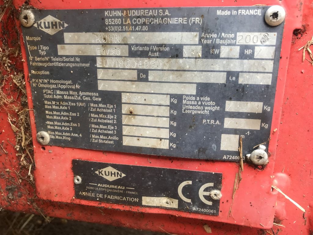 Futtermischwagen des Typs Kuhn Euromix 1, Gebrauchtmaschine in ST MARTIN EN HAUT (Bild 8)