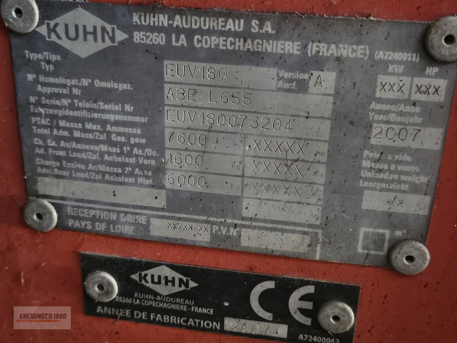 Futtermischwagen of the type Kuhn Euromix 980, Gebrauchtmaschine in Altenfelden (Picture 8)