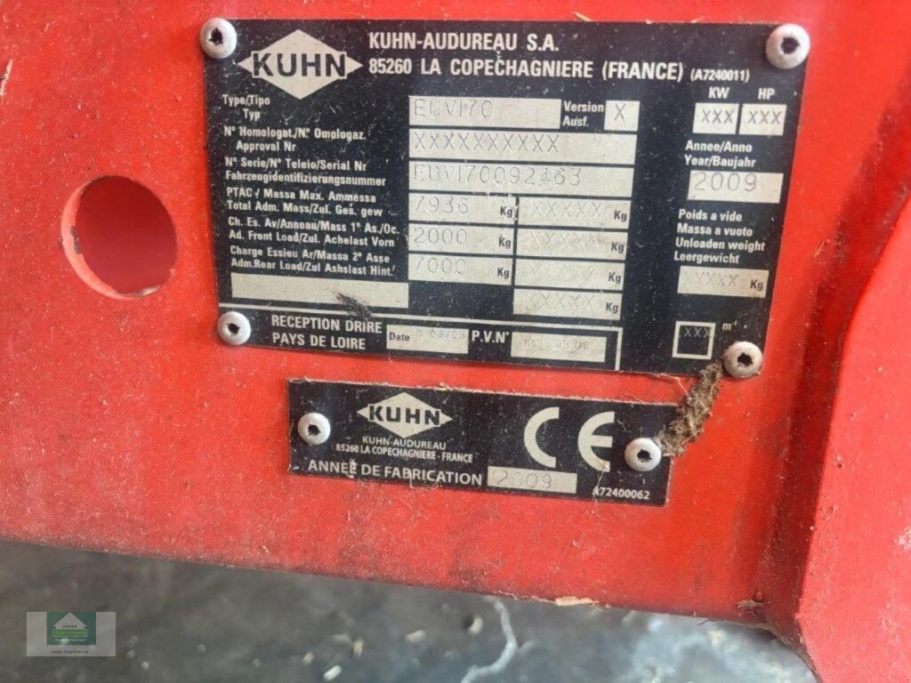 Futtermischwagen от тип Kuhn Euromix I 1070, Gebrauchtmaschine в Klagenfurt (Снимка 6)