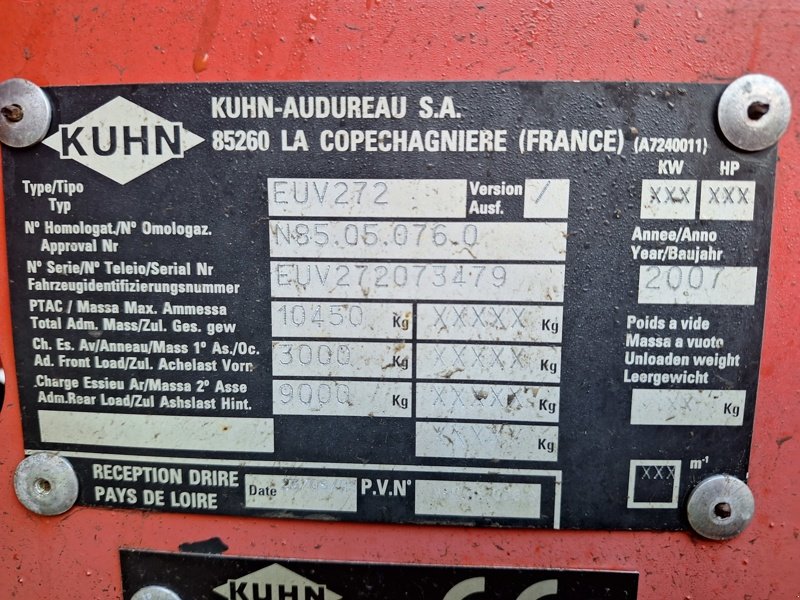 Futtermischwagen tip Kuhn EUV 272, Gebrauchtmaschine in Chur (Poză 10)