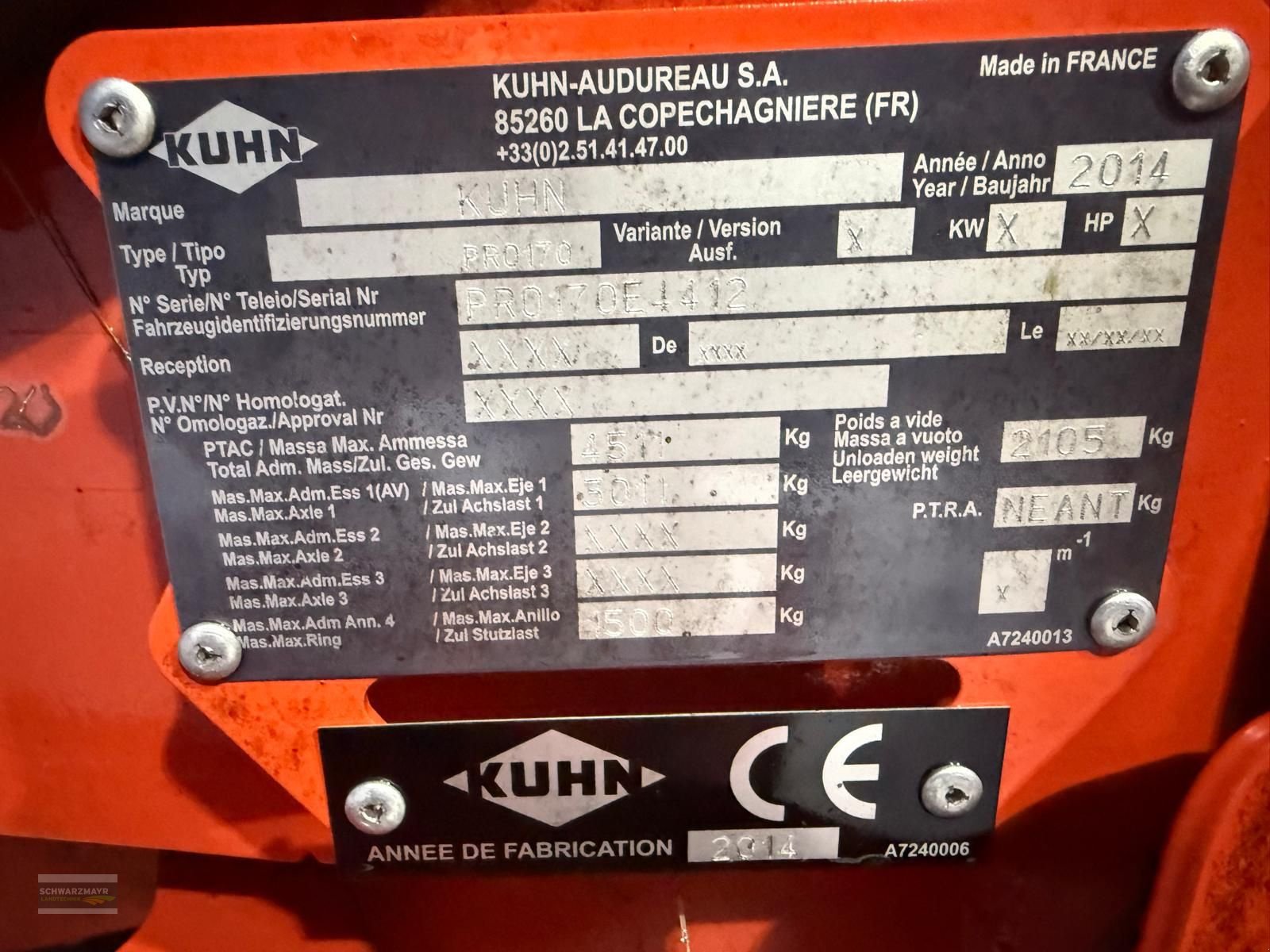 Futtermischwagen del tipo Kuhn Pro 170, Gebrauchtmaschine In Aurolzmünster (Immagine 4)