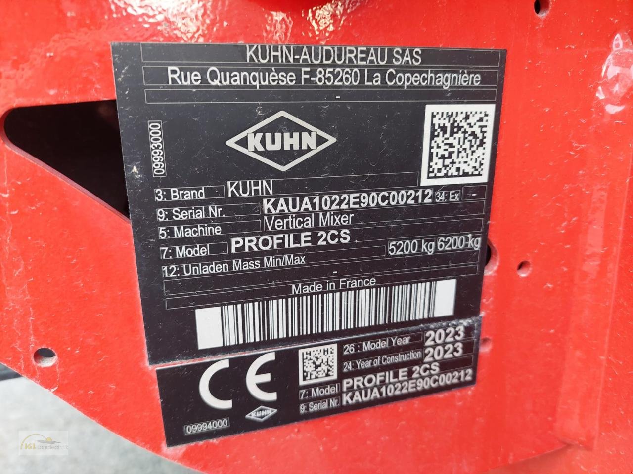 Futtermischwagen des Typs Kuhn Profile 2CS, Neumaschine in Pfreimd (Bild 6)