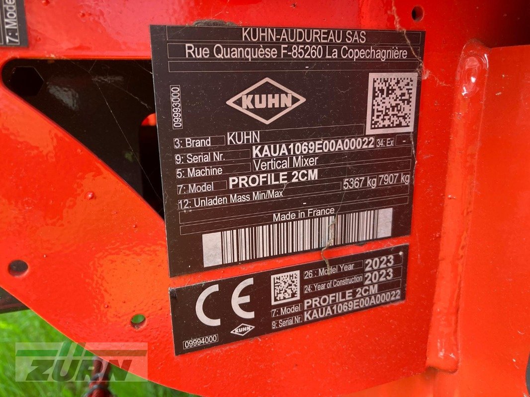 Futtermischwagen typu Kuhn Profile20.2CM K-Nox, Neumaschine v Kanzach (Obrázek 19)