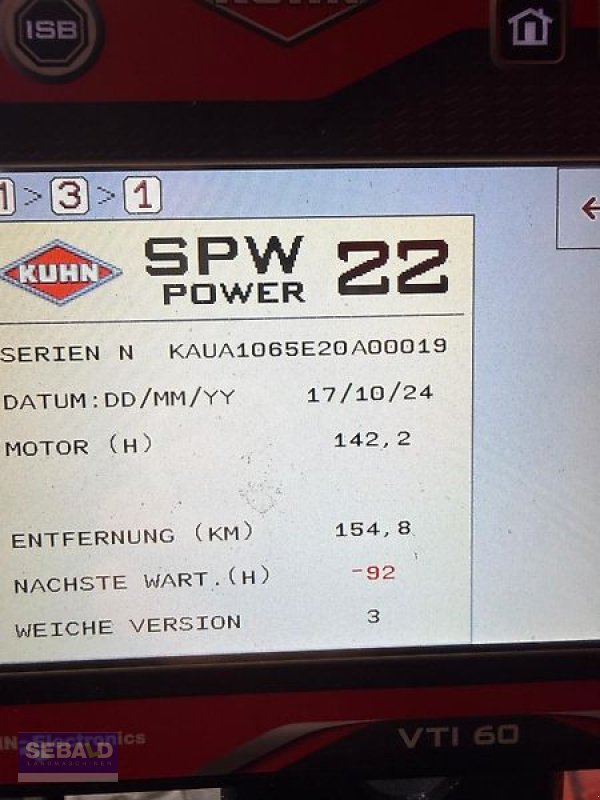 Futtermischwagen a típus Kuhn SPW Power 22.2DL Selbstfahrer Futtermischwagen, Vorführmaschine ekkor: Zweibrücken (Kép 10)