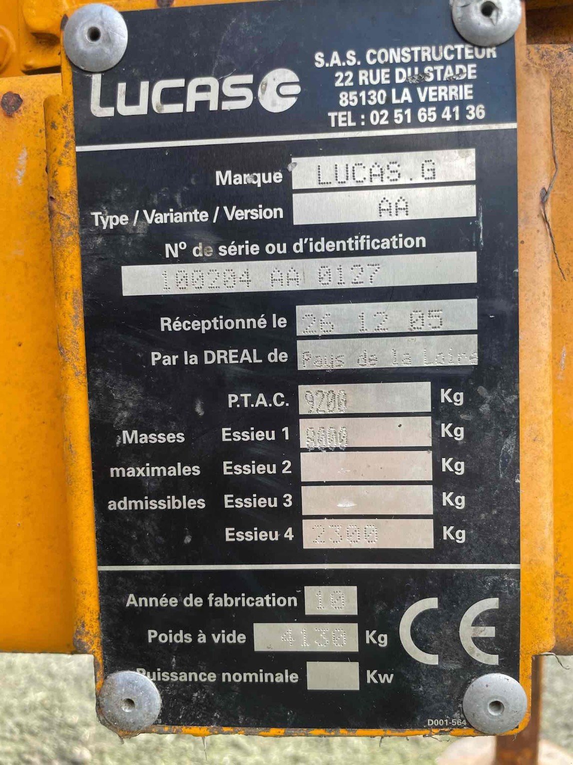 Futtermischwagen van het type Lucas Mélangeuse SPIRMIX 140 Lucas, Gebrauchtmaschine in SAINT CLAIR SUR ELLE (Foto 7)