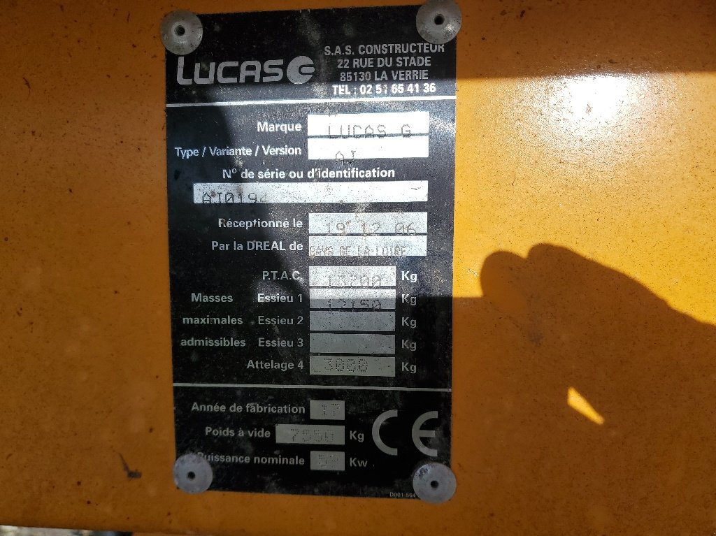 Futtermischwagen typu Lucas Qualimix 20 plus pro 200, Gebrauchtmaschine v VALOGNES (Obrázek 6)