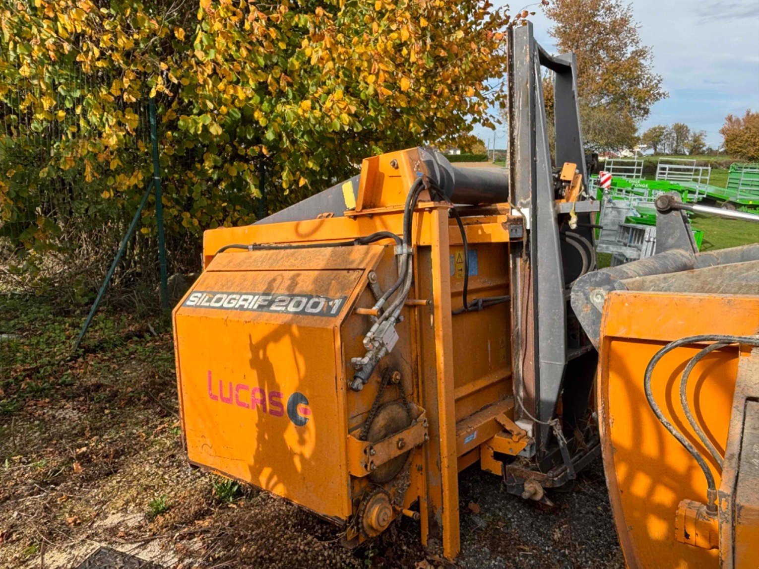 Futtermischwagen Türe ait Lucas Silogrif 2001, Gebrauchtmaschine içinde LA SOUTERRAINE (resim 1)