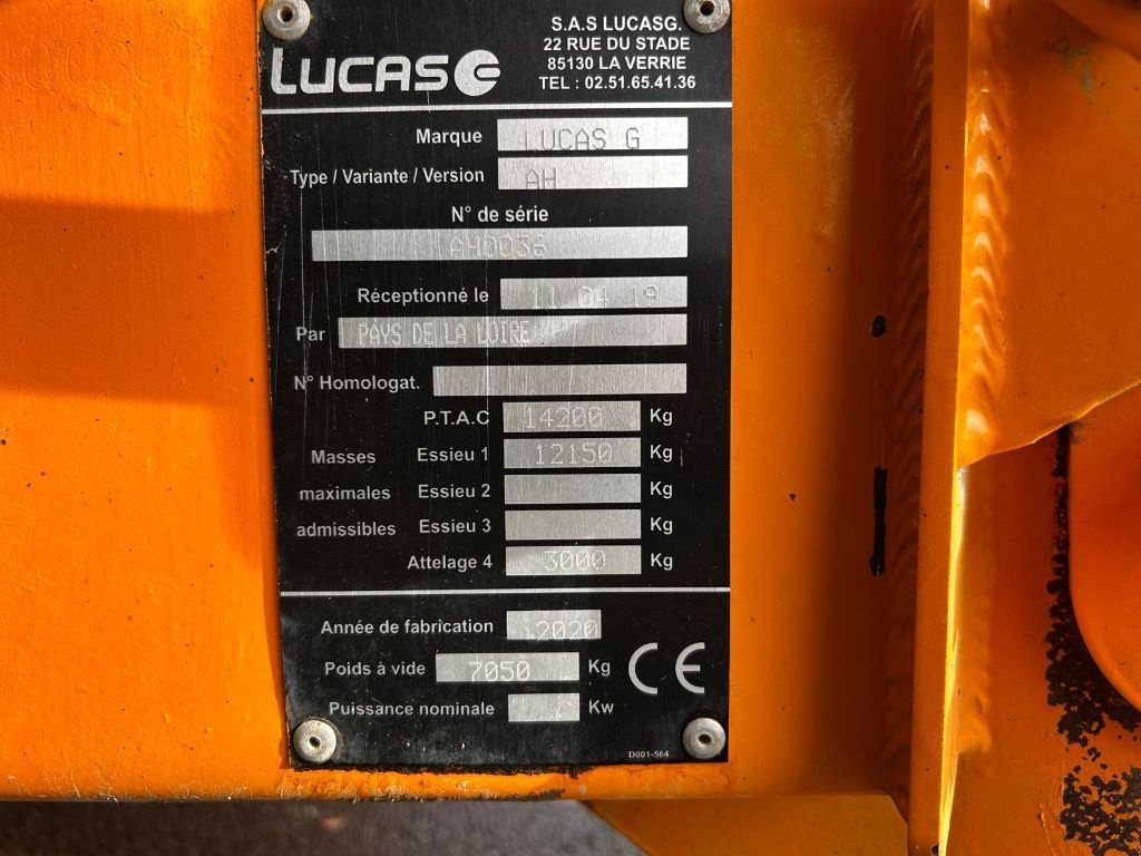 Futtermischwagen del tipo Lucas SPIRMIX 220, Gebrauchtmaschine In MALESTROIT (Immagine 2)