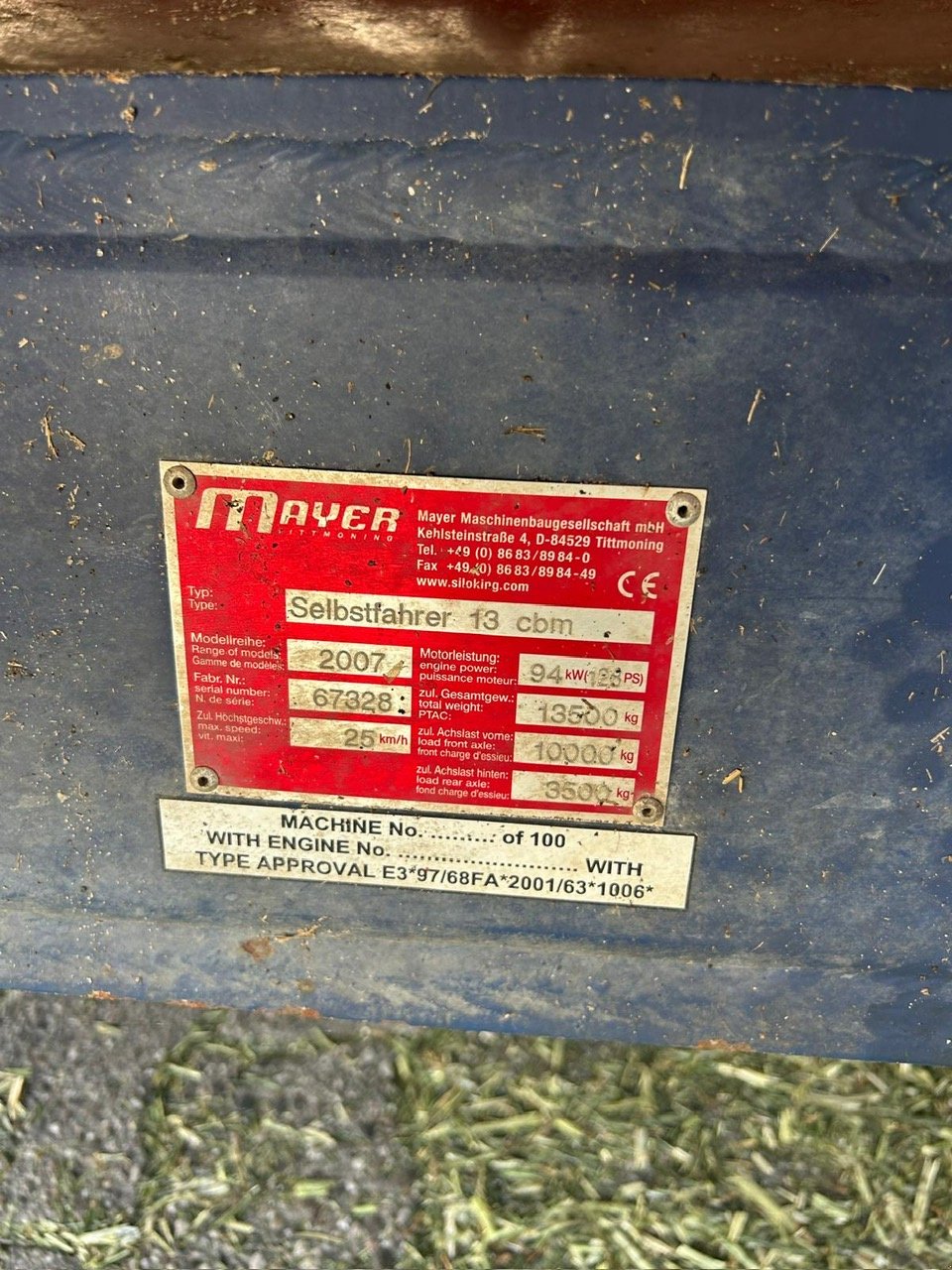 Futtermischwagen za tip Mayer Siloking, Gebrauchtmaschine u Sonsbeck (Slika 13)