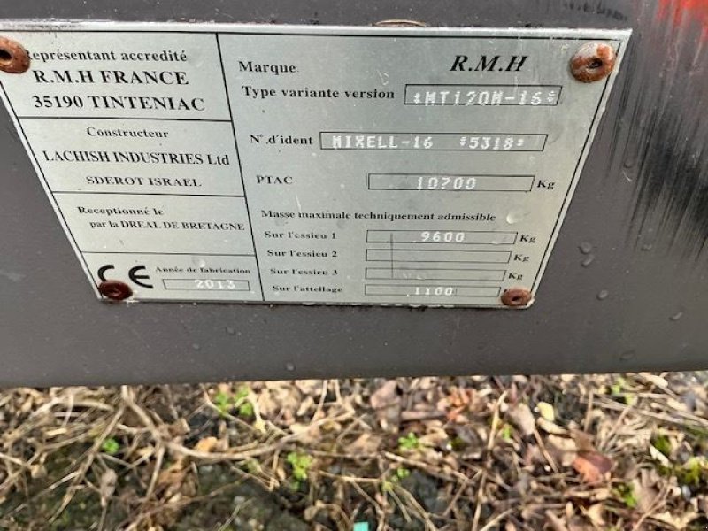 Futtermischwagen типа RMH MIXELL162, Gebrauchtmaschine в les hayons (Фотография 8)