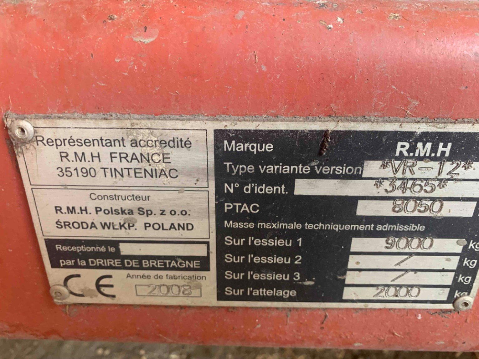 Futtermischwagen typu RMH VR12, Gebrauchtmaschine v ORLEIX (Obrázok 11)