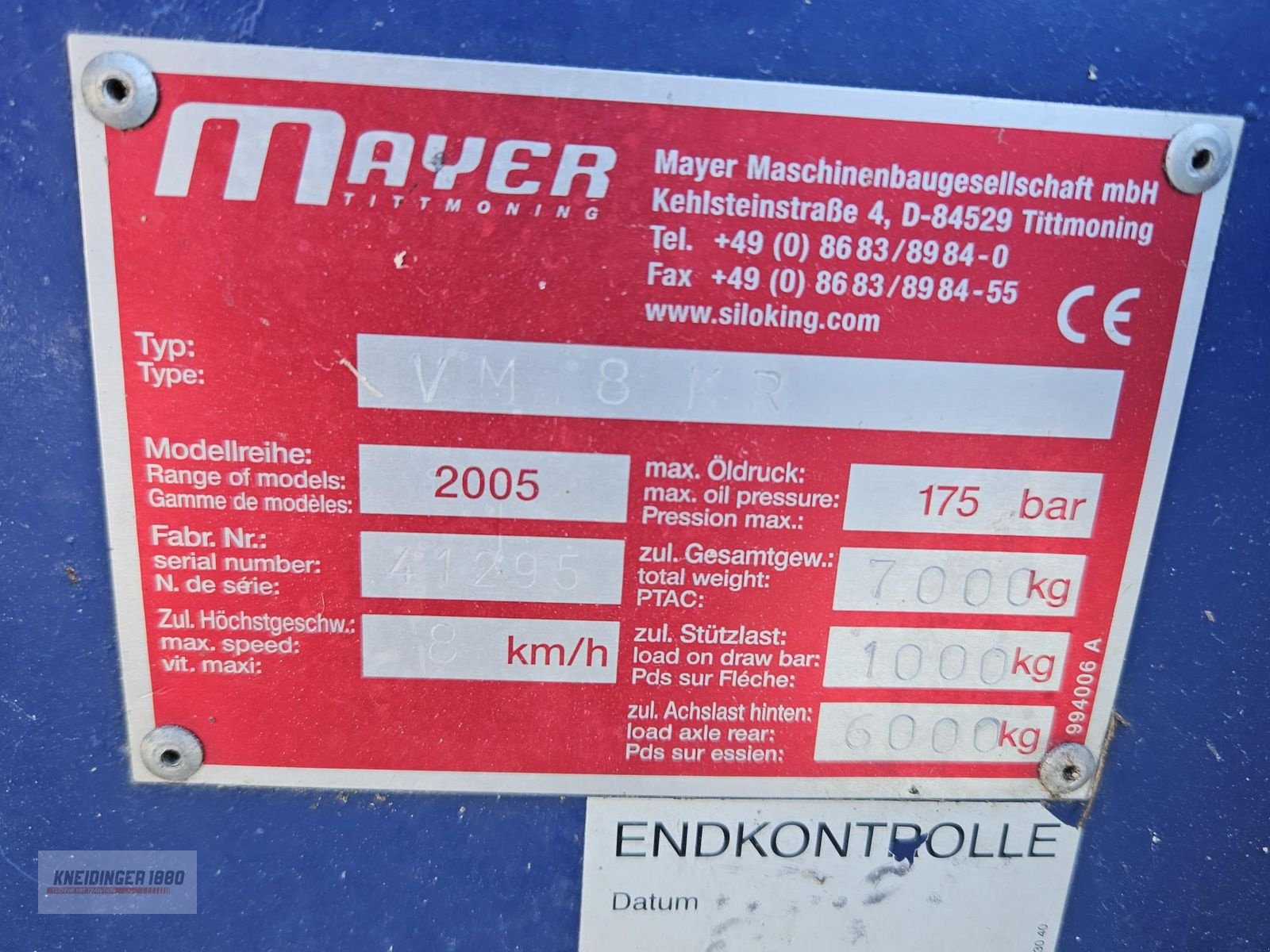 Futtermischwagen del tipo Siloking 8 m3 Compact, Gebrauchtmaschine en Altenfelden (Imagen 6)