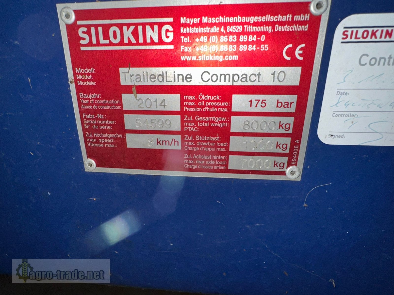 Futtermischwagen typu Siloking Compact 10, Gebrauchtmaschine v Ellerdorf (Obrázek 7)