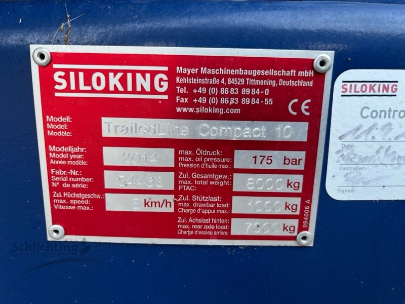 Futtermischwagen типа Siloking Compact 10, Gebrauchtmaschine в Marxen (Фотография 3)