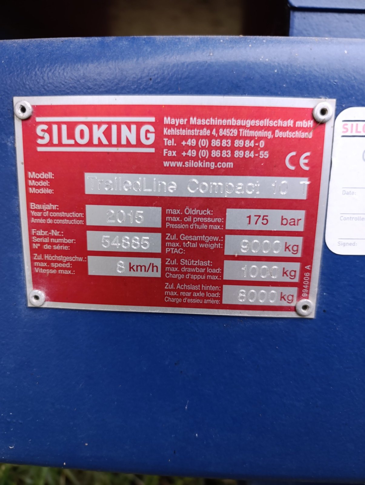 Futtermischwagen типа Siloking Compact 10, Gebrauchtmaschine в Oberdachstetten (Фотография 3)