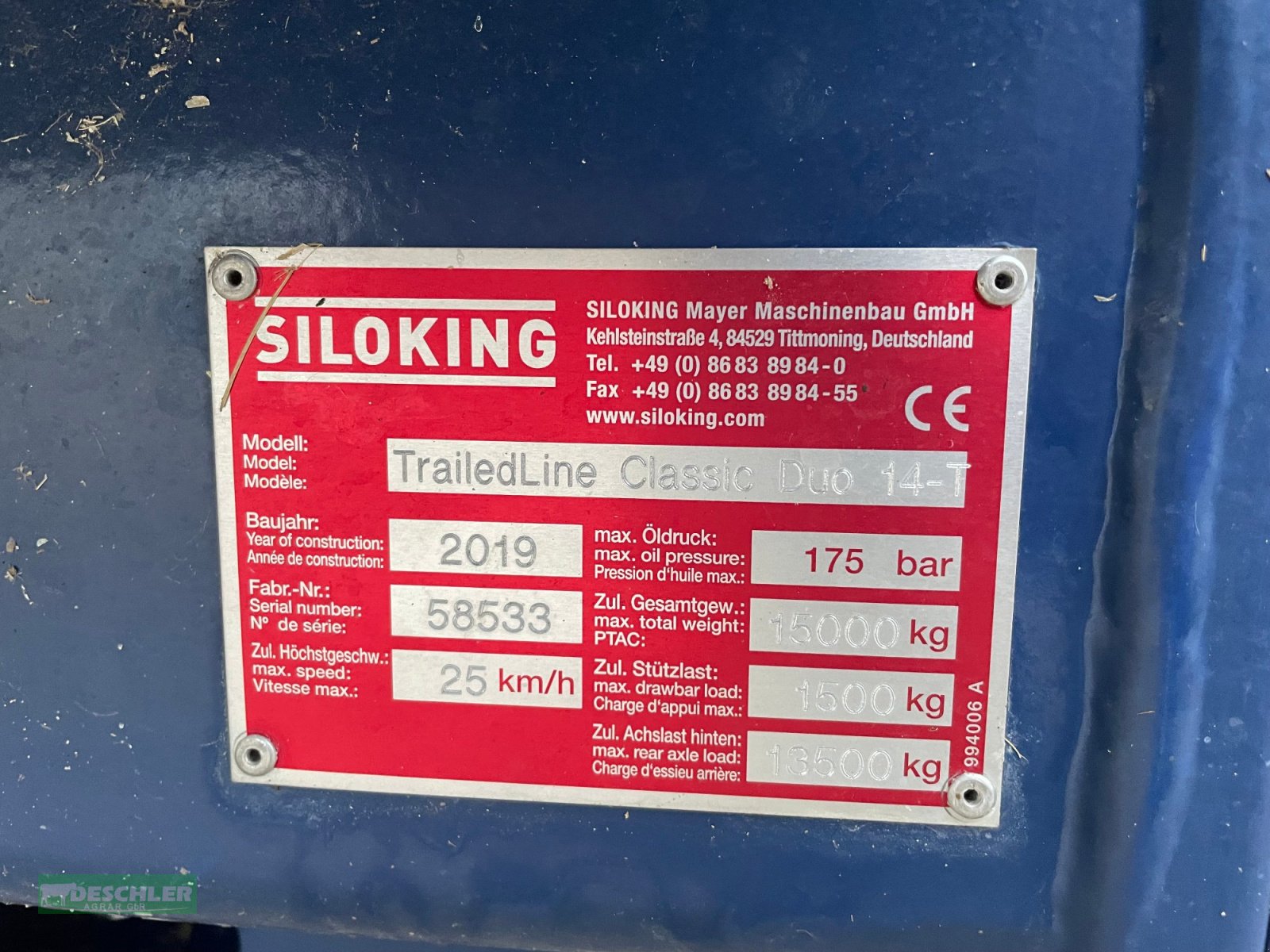 Futtermischwagen του τύπου Siloking Duo 14-T Futtermischwagen, Gebrauchtmaschine σε Deutenhausen (Φωτογραφία 8)