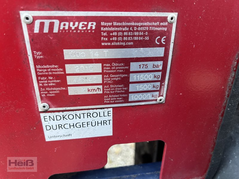 Futtermischwagen typu Siloking Duo 14, Gebrauchtmaschine v Merkendorf (Obrázek 1)