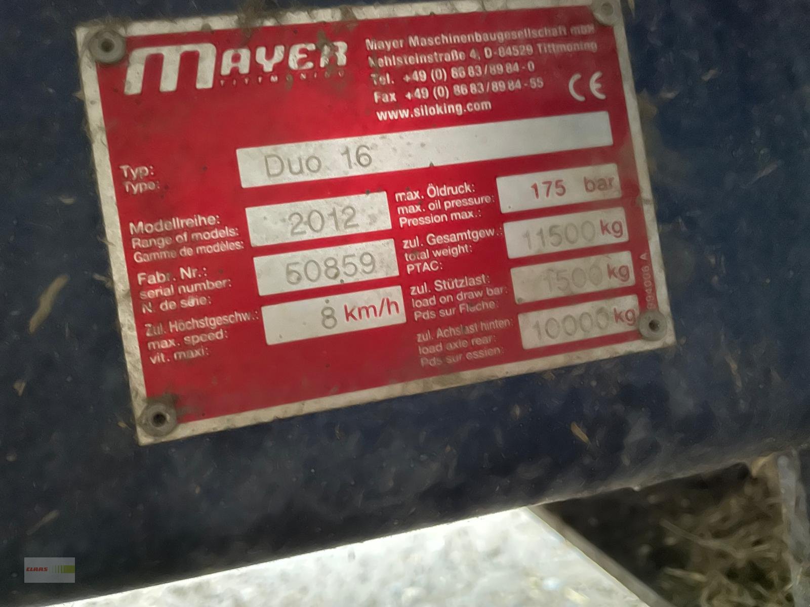 Futtermischwagen des Typs Siloking Duo 16, Gebrauchtmaschine in Langenau (Bild 11)