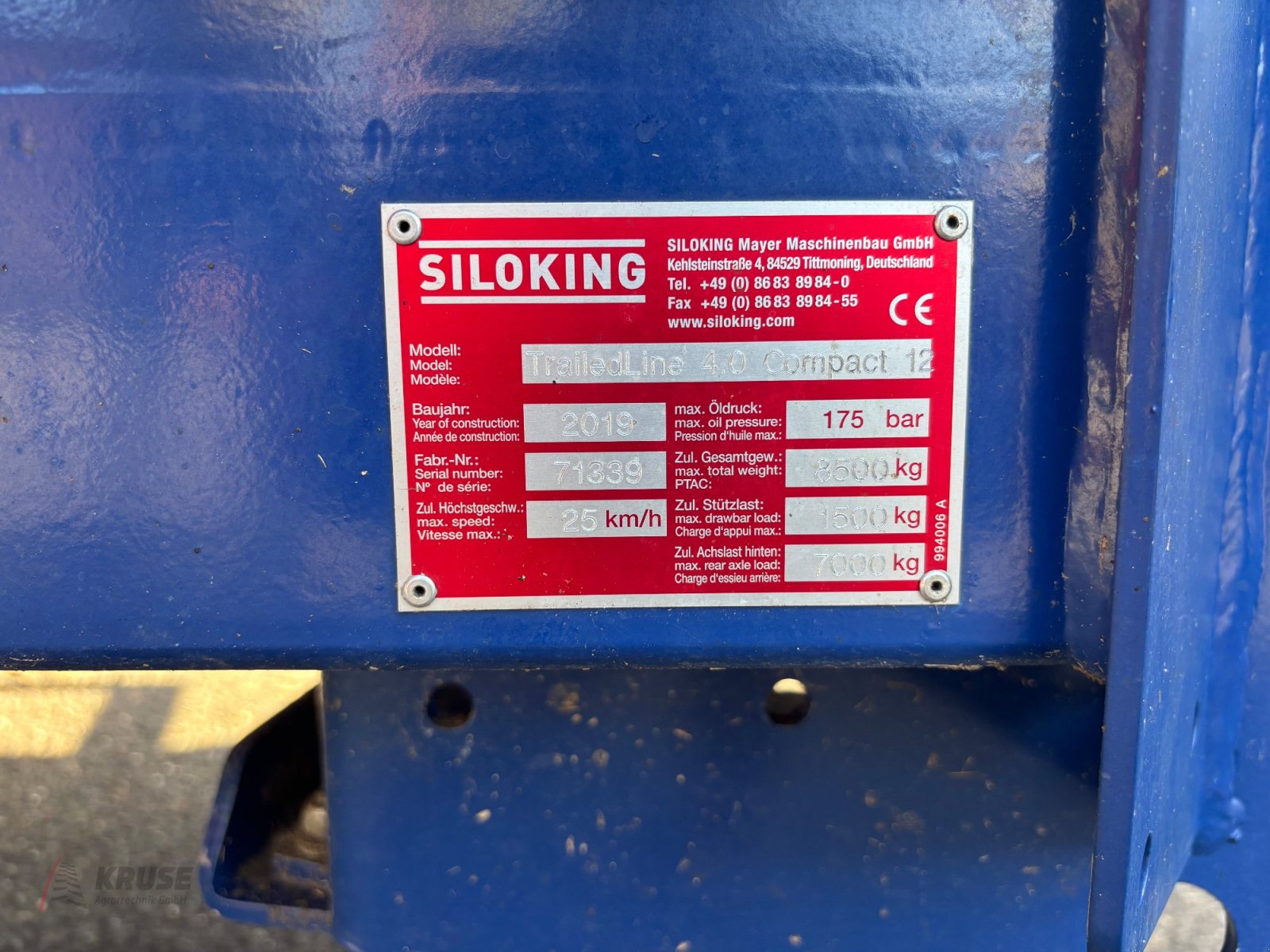 Futtermischwagen of the type Siloking TrailedLine 4.0 Compact 12, Gebrauchtmaschine in Fürstenau (Picture 11)