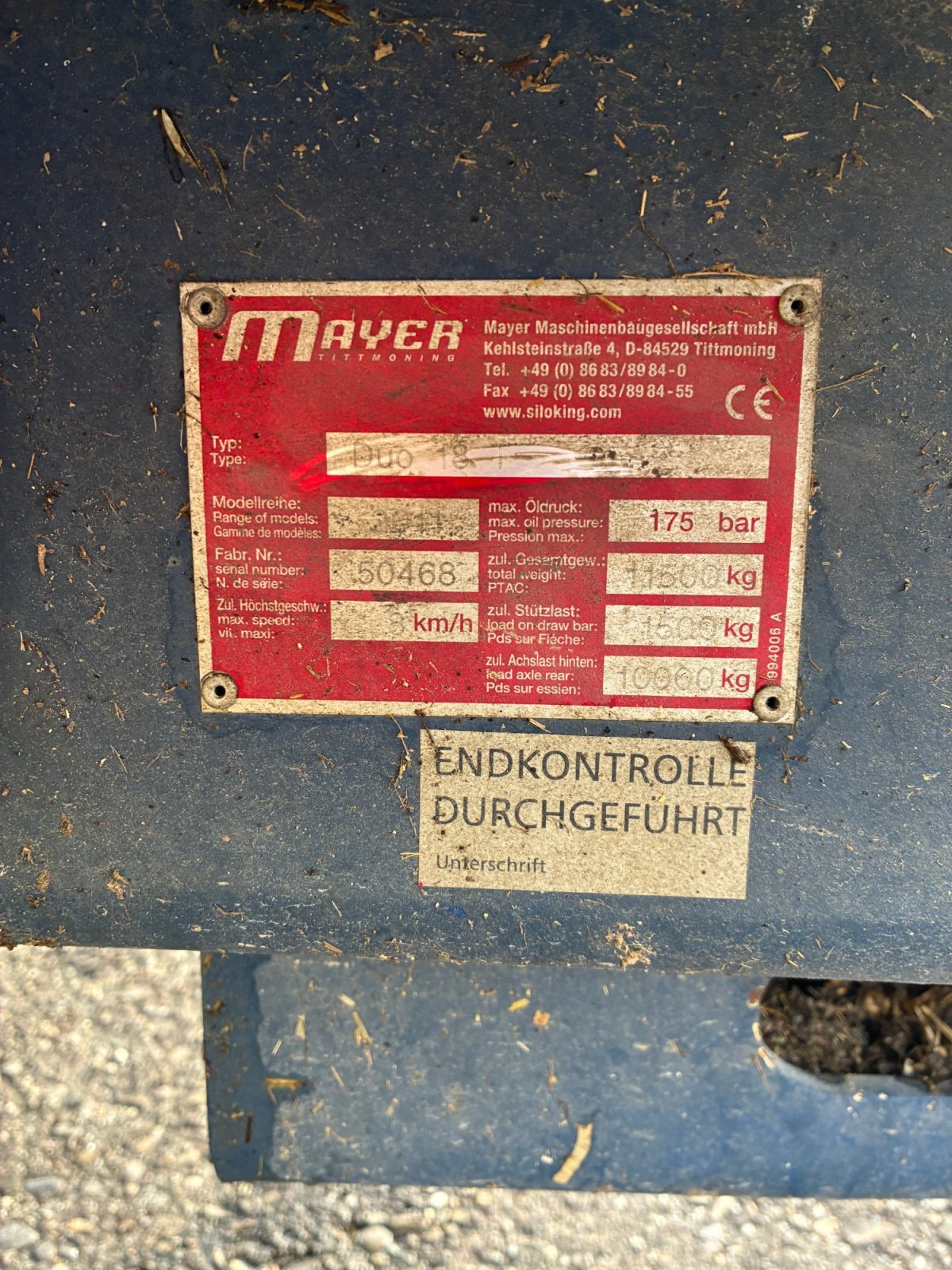 Futtermischwagen del tipo Siloking Trailedline Classic 18 Duo, Gebrauchtmaschine In Ostrach (Immagine 7)