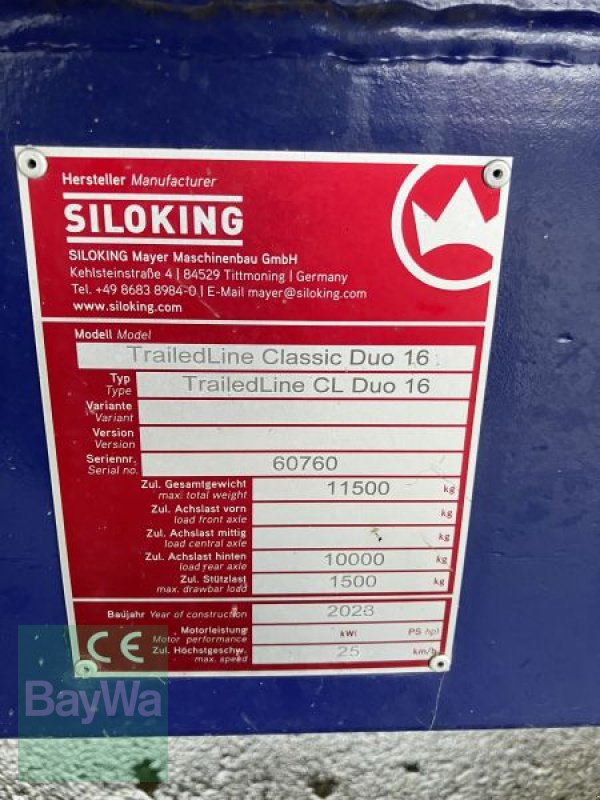 Futtermischwagen des Typs Siloking TRAILEDLINE CLASSIC DUO 16, Gebrauchtmaschine in Bamberg (Bild 15)