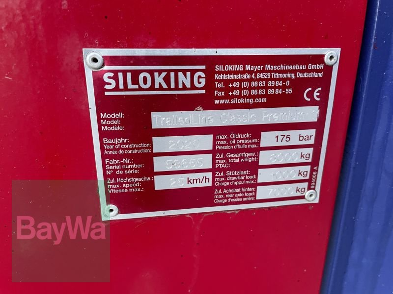 Futtermischwagen typu Siloking TRAILEDLINE CLASSIC PREMIUM 11, Gebrauchtmaschine w Bamberg (Zdjęcie 14)