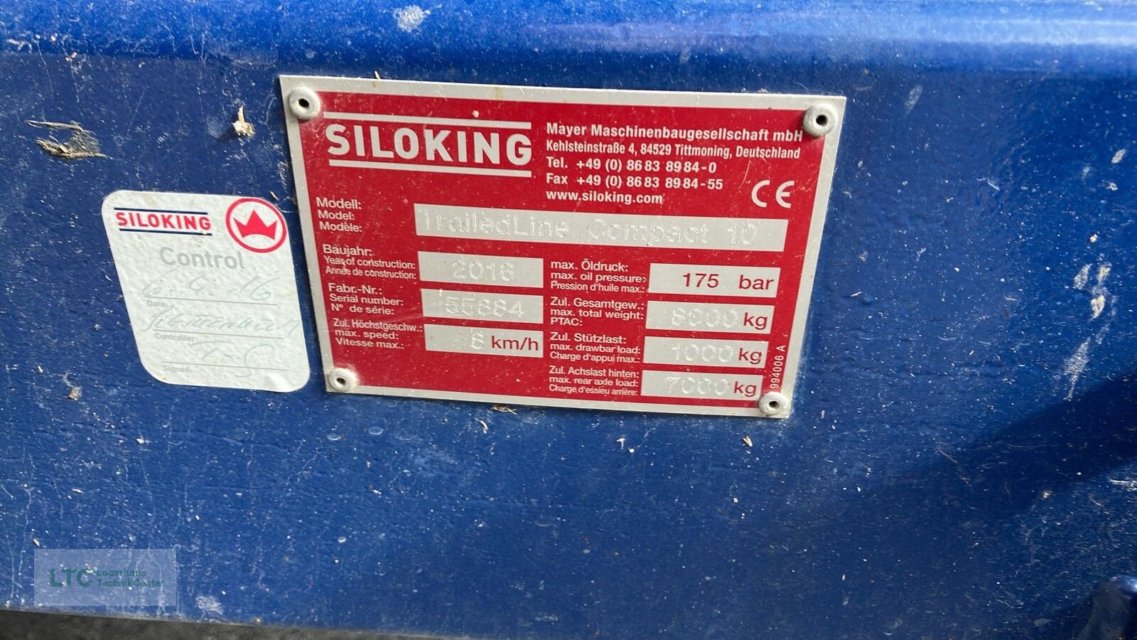 Futtermischwagen of the type Siloking TrailedLine Compact 10, Gebrauchtmaschine in Redlham (Picture 12)