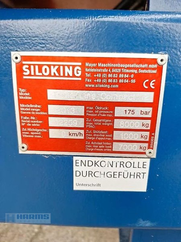 Futtermischwagen typu Siloking TrailedLine Compact 12, Gebrauchtmaschine v Sassenholz (Obrázek 7)