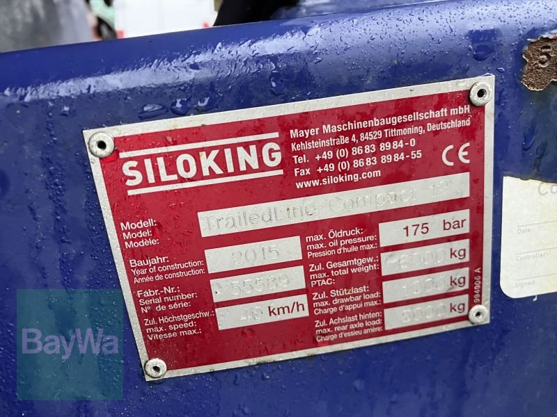 Futtermischwagen typu Siloking Trailedline Compact 12, Gebrauchtmaschine w Waldkirchen (Zdjęcie 11)